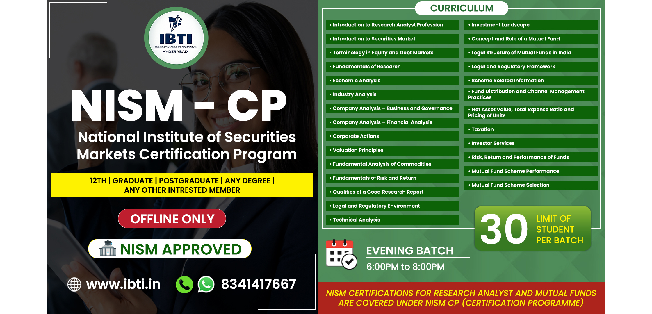 IBTI NISM Certification Program